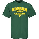 Russell Oregon Ducks Green Basketball T-shirt