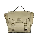 Satchel Style Fashion Bag Beige