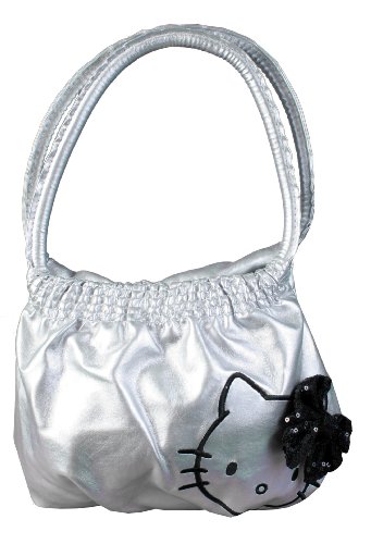 Hello Kitty Silver Mini Sequin Bow