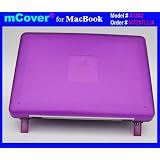 Purple mCover® Hard Shell Cover Case for Unibody White MacBook 13-inch (Model No. A1342, Order # MC207LL/A, released after Oct. 20, 2009)