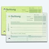 Produkt-Bild: Herlitz Formularbuch Quittungsblock A6 VE=2x40 Blatt