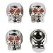 CAPS VALVE SKULL CHR CD4