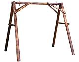 4' White Cedar Stained Porch Swing Stand