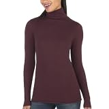 Mossimo® Black: Ultra Soft Long-Sleeve Turtleneck Sweater - Garnet Rose