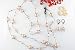 Swarovski Pearl & Swarovski Crystal Necklace, 45" Length - Powder Almond / Champagne (Coco)