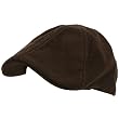 A-flex Summer Cotton 6 Panel Ivy Cabbie Hat Brown S/M
