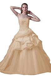 Strapless Satin/Taffeta Corset   Waistline Wedding Dress 