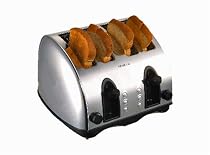 Kenwood TTM404 Toaster, 4 Slice (Stainless Steel)