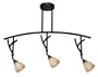 World Imports Lighting C61514-56 Beyond Modern Track 3-Light Fixed Arch Track Light, Weathered Copper