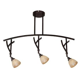World Imports Lighting C61514-56 Beyond Modern Track 3-Light Fixed Arch Track Light,... by World Imports