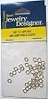 4mm Brass Jump Ring, Silver Plated, 48 Pc/Pkg