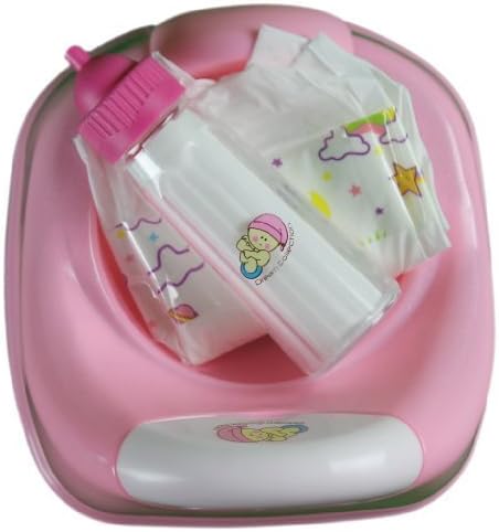 3 In 1 Potty time for baby doll Diaper, Potty &amp; Milk bottle