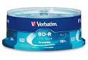 Verbatim 97090 25 GB 2x Blu-ray Single-Layer Recordable Disc BD-R LTH (Low to High), 20-Disc Spindle