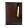 Mission - style 3 - door Wardrobe, THREE-DOOR, CHESTNUT