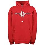 adidas Houston Rockets Red Primary Logo Hoody Sweatshirt (Medium)