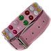 PINK BELT W/ RAINBOW MULTI COLOR RIVETED STUDS SMALL Image