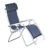 Faulkner Standard Recliner Navy Padded with Padded Arms