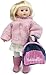 Camille's Day Parisian Petitcollin Doll with Storage Trunk & 20 Items of Clothing, Great Holiday Gift
