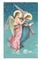 Two Musical Angels Art Poster Print, 13x18
