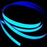 Blue electroluminescent strip tape with 9V EL wire inverter by GLOW HUT