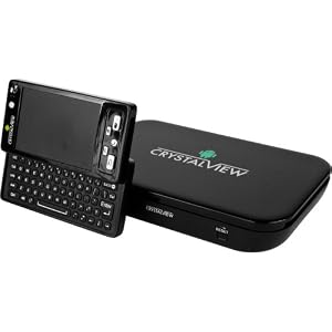 CrystalView 72-4930 Google Android Smart TV Media Center with HDMI Black