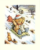 Rambling Ted's Winter by Michael Abrams - Fine Art Print / Poster - 9.50 x 11.75