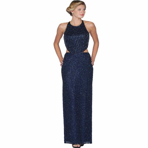 Formal Evening Gown. Beaded Dress for Prom - Party - Wedding by Sean Collection (2080)