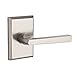 Baldwin PSTAPRSR492 Reserve Passage Taper with Rustic Square Rose in White Bronze Finish