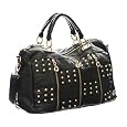 Studded L&S ''Palatino'' Crossbody Satchel