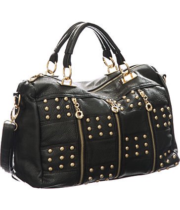 Studded L&S Palatino Crossbody Satchel