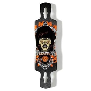 Original Freeride 38 Rocker Concave Drop-thru Monkey Longboard Deck 38