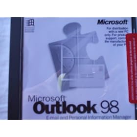 Microsoft Outlook 98 E-mail & Personal Information Manager Software