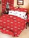 Nebraska Cornhuskers Bed in a Bag (Comforter/Sheet Set) w/2 sided Rotary Print NCAA