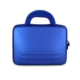 ASUS Eee PC 1000 10-Inch Netbook Deluxe Netbook Eva Blue Carrying Case Bag Pouch Cube
