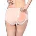 Burvogue Women's Sillicone Padded Enhancer Panties Butt Lifter Hip Seamless Panty