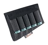 Uncle Mike's Kodra Buttstock Open Style Shotgun Shell Holder, Black