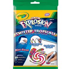 Color Explosion&reg; White Minis-Twisted Tropicals