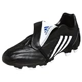  : adidas Men's Absolado PS TRX Firm Ground Soccer Cleat,Black/White/Blue,6.5 M