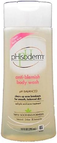 pHisoderm Anti Blemish Body Wash 10oz. Pack of 3