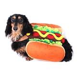 Happy Puppy Designer Dog Apparel - Hot Doggie Costume - Color: Brown, Size: S