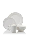 American Atelier Genevieve White 16-Piece Dinnerware Set