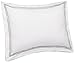Amazon Brand – Pinzon 400-Thread-Count Hotel Stitch Sham - King, Silver Grey Stripes