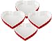 Rose Levy Beranbaum's Rose's Sweetheart Cr�me Brulee Set 4 molds, 1 heart CC and Recipe Booklet