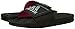 adidas Women's Adissage 2.0 Slides Sandal, Black/Silver/Shock Pink, 5