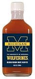 Michigan Wolverines Hot Sauce 6.6oz Habenero Flask