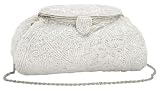 La Regale Beaded Clutch with Shoulder Strap