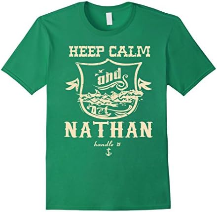 shirt for name Nathan  - Male Small - Kelly Green
