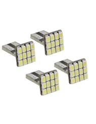 Cutequeen LED Car Lights Bulb White T15 1206 12-SMD 906 579 901 904 908 909 912 914 915 916 917 918 920 921 922 923 926 927 928 939 (pack of 4)
