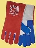 Tillman 1075 We Weld America Premium Side Split Cowhide Welding Gloves - Large