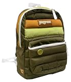 Jansport Oaktown Puffy Mashup Superbreak Backpack in Gurrilla Green